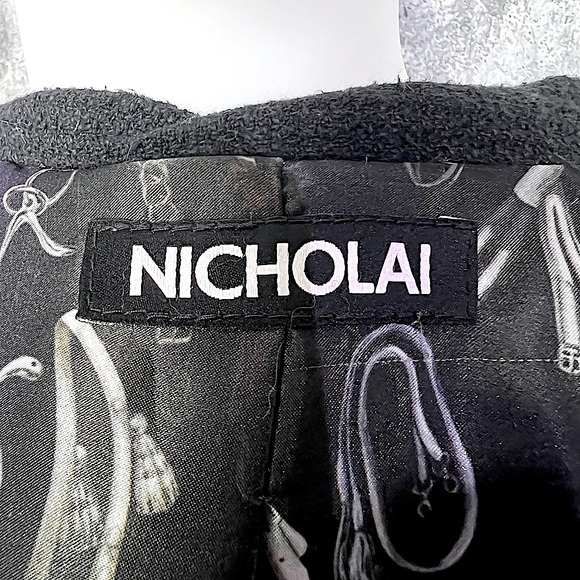 Nicholai by Nicky Hilton Equestrian lined over coat with faux leather buckles - Picture 13 of 16